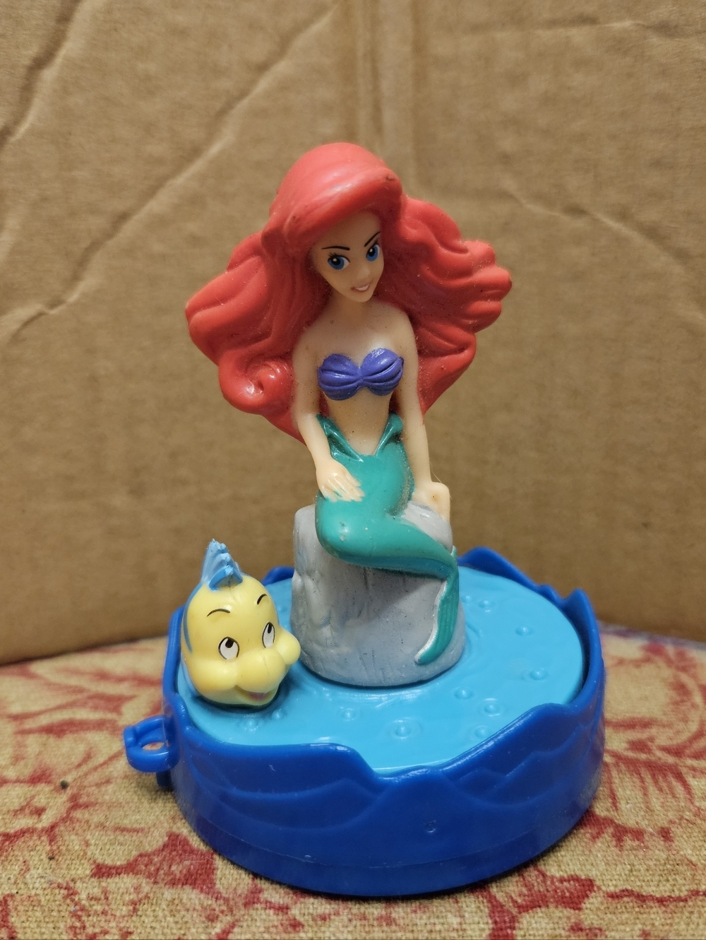 1994 The Little Mermaid Rare McDonald's Happy Birthday Train Toy Ariel